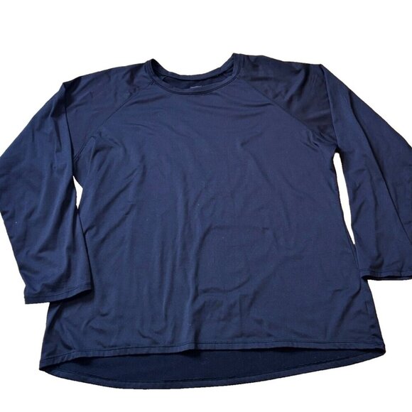 CUDDLDUDS CLIMATE RIGHT BLACK FLEECE BASE LAYER TOP w/THUMBHOLES XXL 2XL - Picture 1 of 5